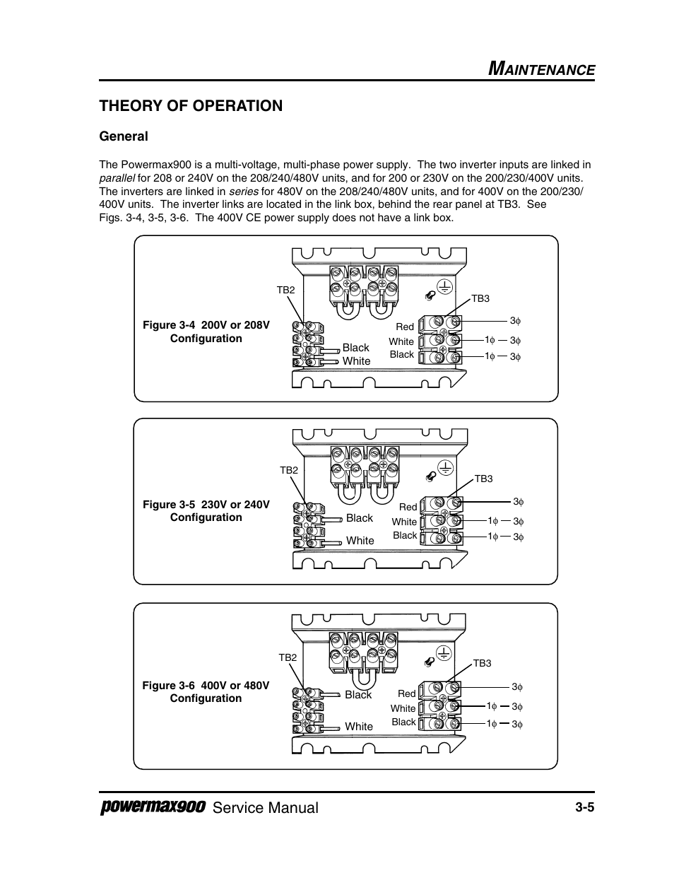 Service manual theory of operation, Aintenance | Hypertherm Powermax900 Service Manual User Manual | Page 32 / 107