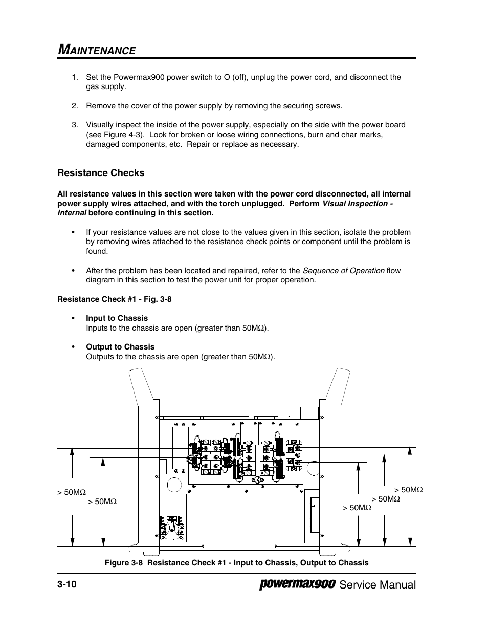 Service manual, Aintenance | Hypertherm Powermax900 Service Manual User Manual | Page 37 / 107