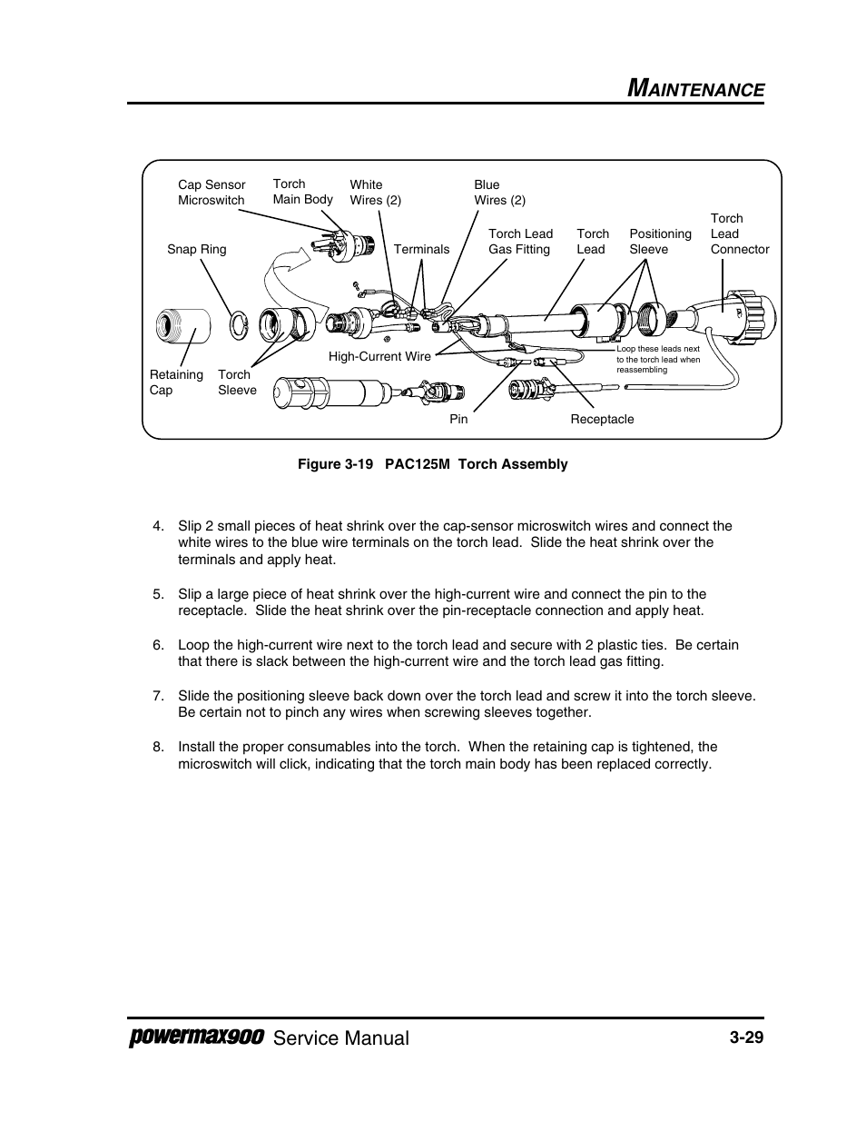 Service manual, Aintenance | Hypertherm Powermax900 Service Manual User Manual | Page 56 / 107