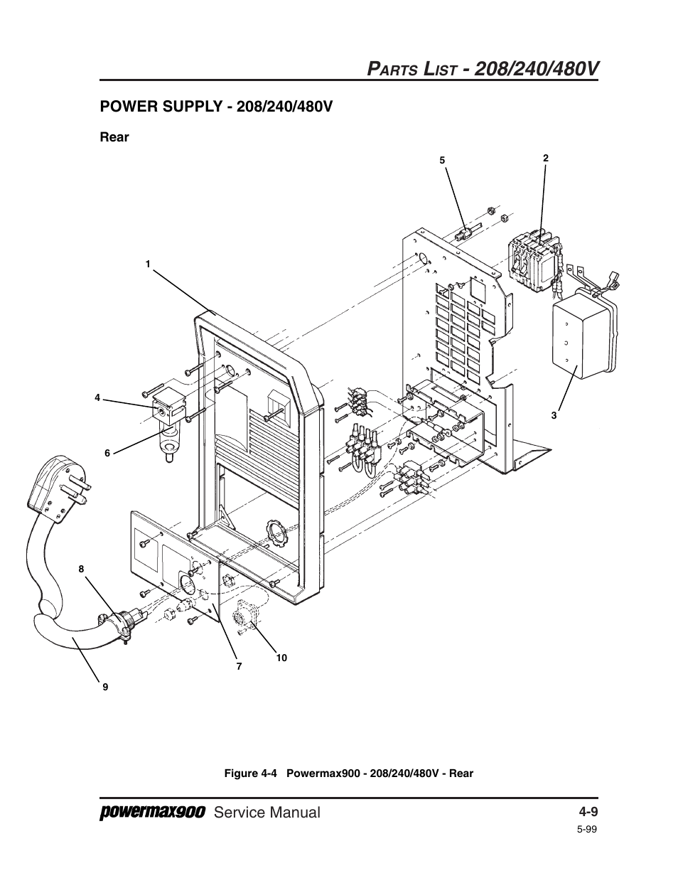 Hypertherm Powermax900 Service Manual User Manual | Page 66 / 107