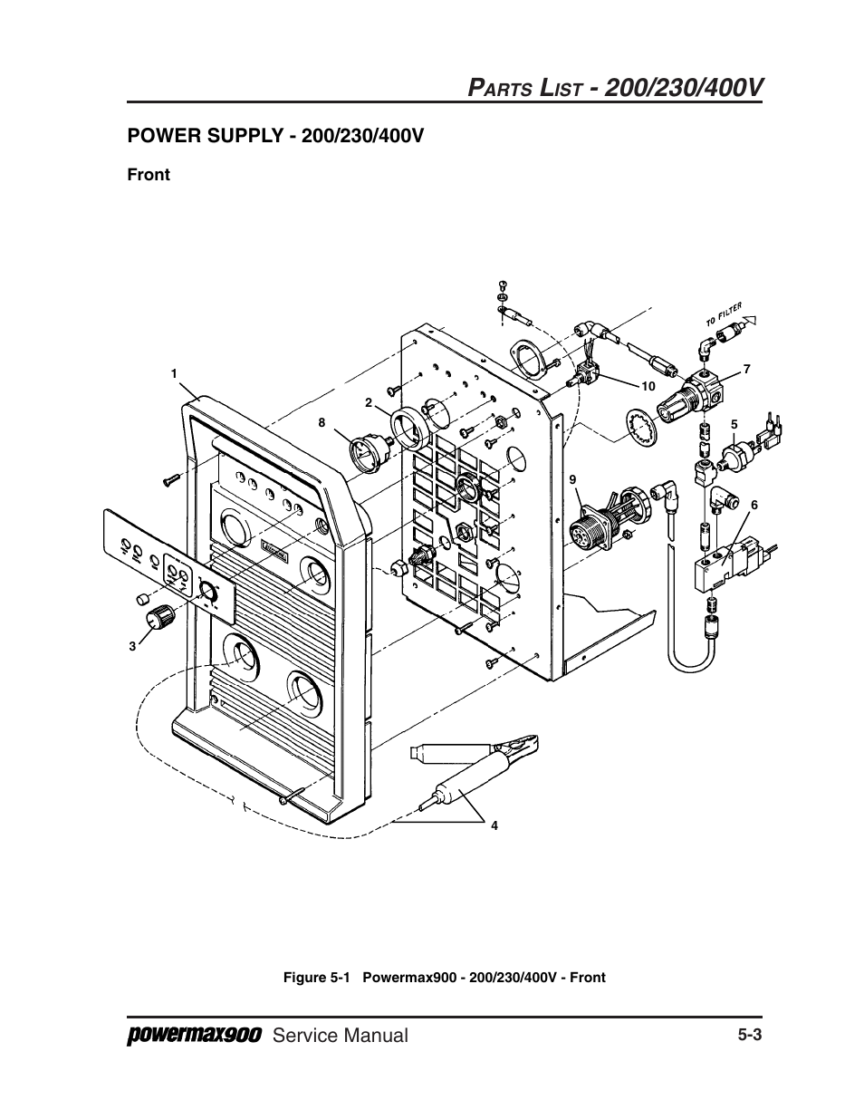 Hypertherm Powermax900 Service Manual User Manual | Page 72 / 107