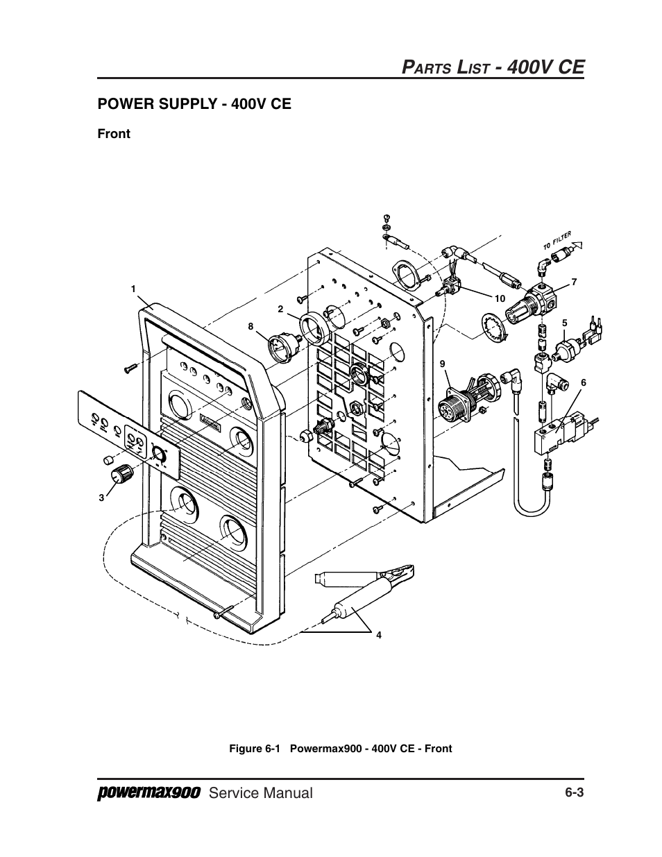 400v ce | Hypertherm Powermax900 Service Manual User Manual | Page 84 / 107