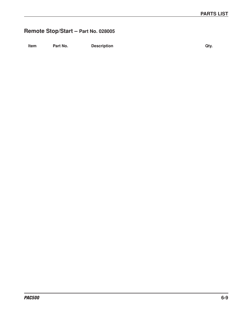 Remote stop/start | Hypertherm PAC500 Water Injection Plasma Cutting System User Manual | Page 70 / 96