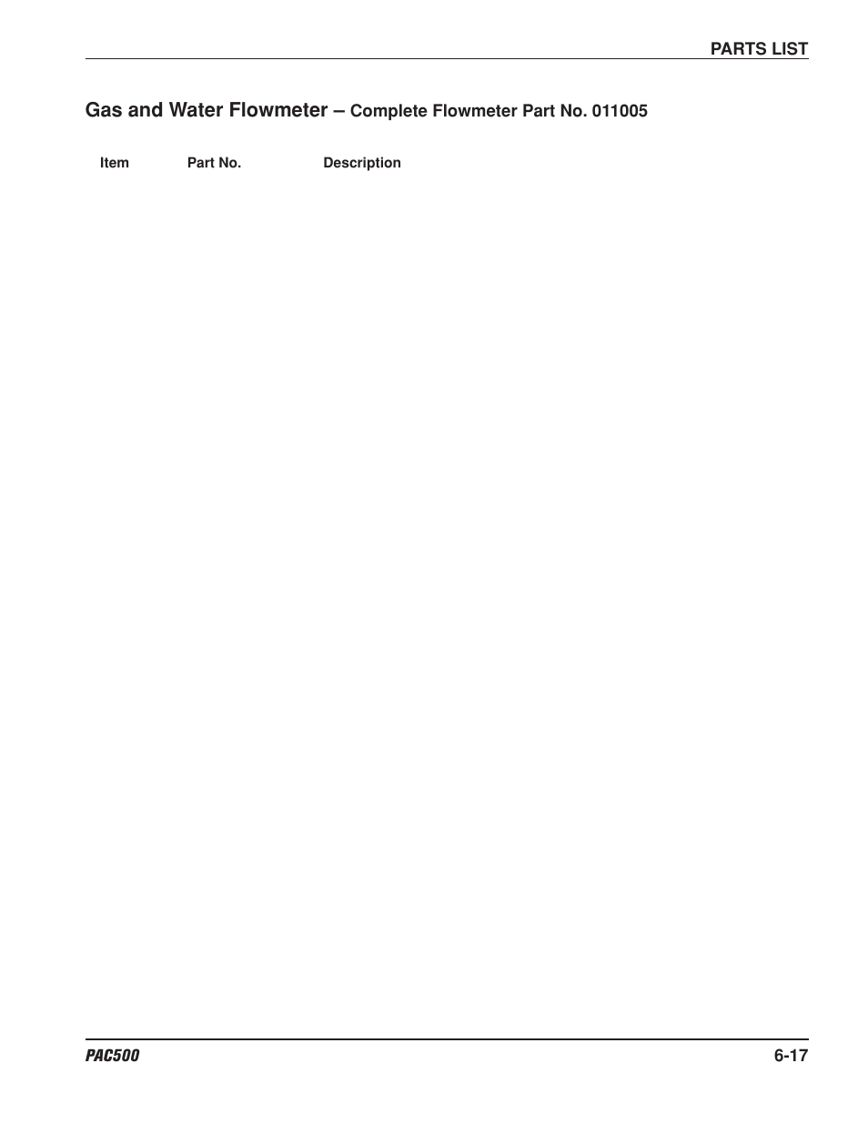 Gas and water flowmeter | Hypertherm PAC500 Water Injection Plasma Cutting System User Manual | Page 78 / 96