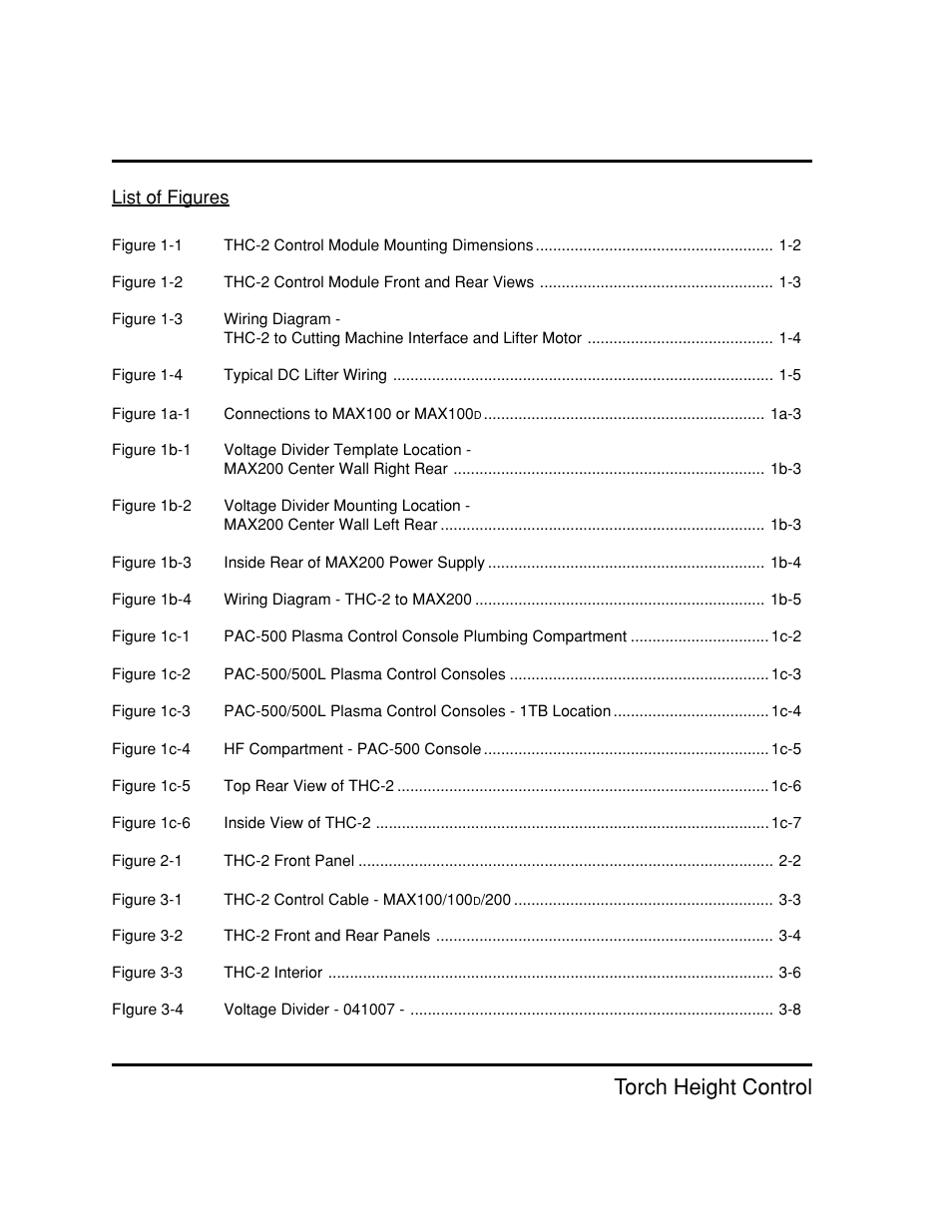 Thc-2 torch height control | Hypertherm THC2 Torch Height Control User Manual | Page 7 / 41