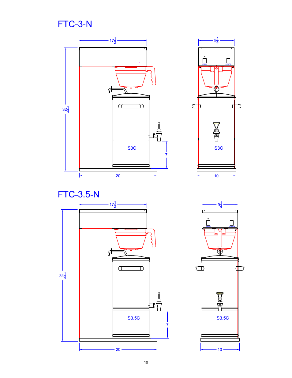 Cecilware FTC-3-N User Manual | Page 10 / 17
