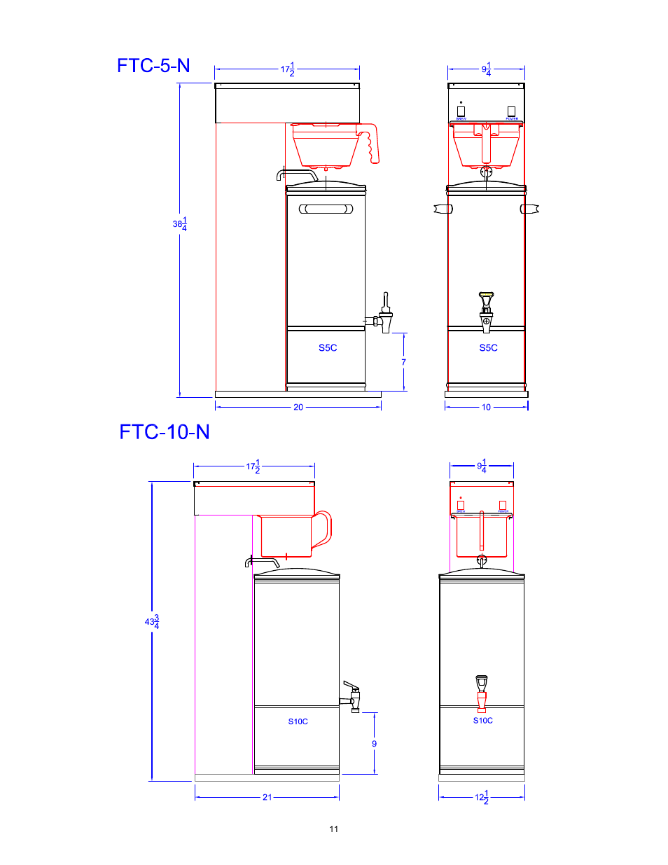 Cecilware FTC-3-N User Manual | Page 11 / 17