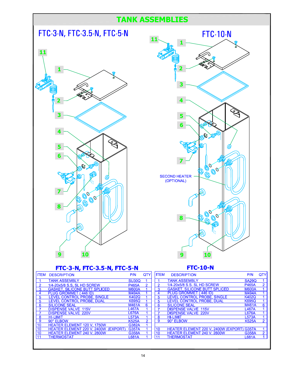 Cecilware FTC-3-N User Manual | Page 14 / 17