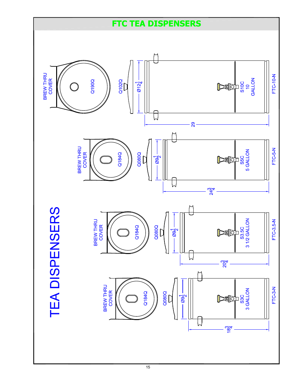 Cecilware FTC-3-N User Manual | Page 15 / 17