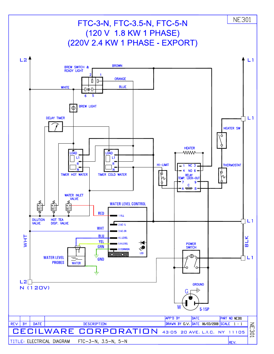 Cecilware FTC-3-N User Manual | Page 16 / 17