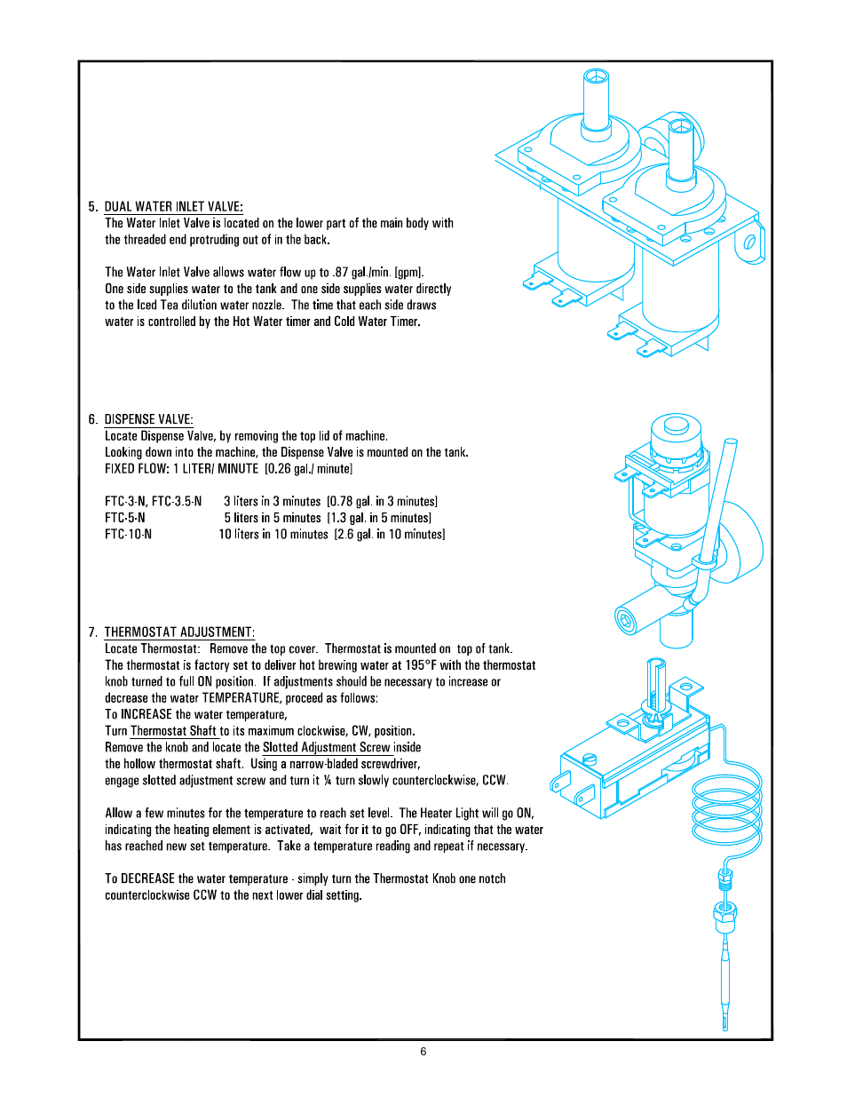 Cecilware FTC-3-N User Manual | Page 6 / 17
