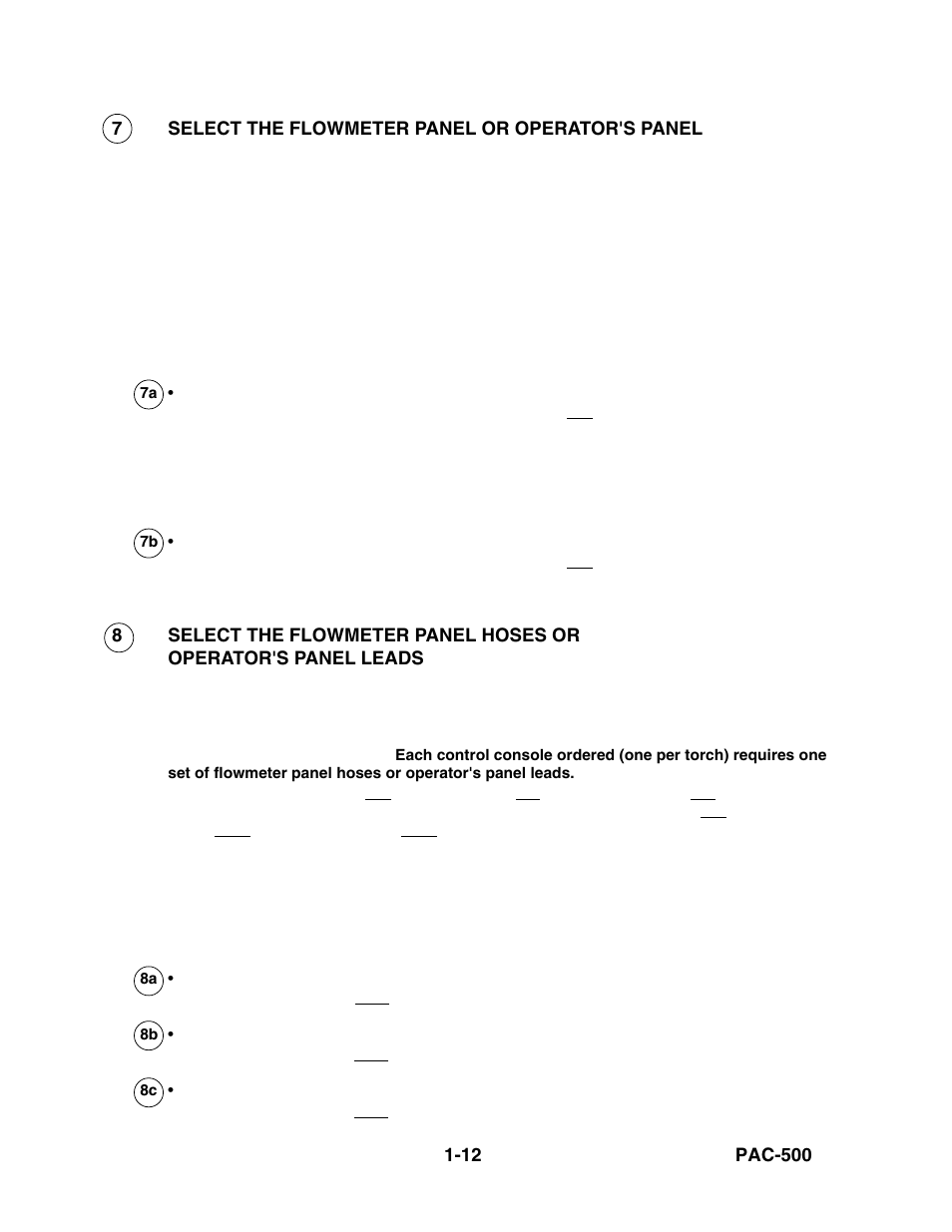 Flowmeter or operator's panel -12 | Hypertherm PAC500 Product Configuration User Manual | Page 17 / 58