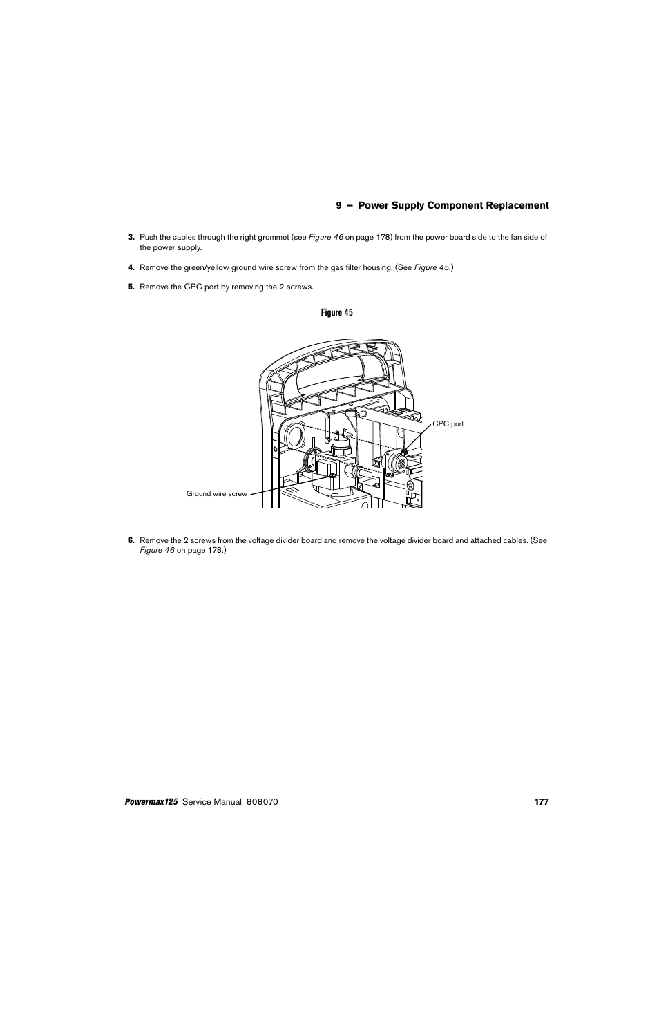 Hypertherm Powermax125 Service Manua User Manual | Page 177 / 317