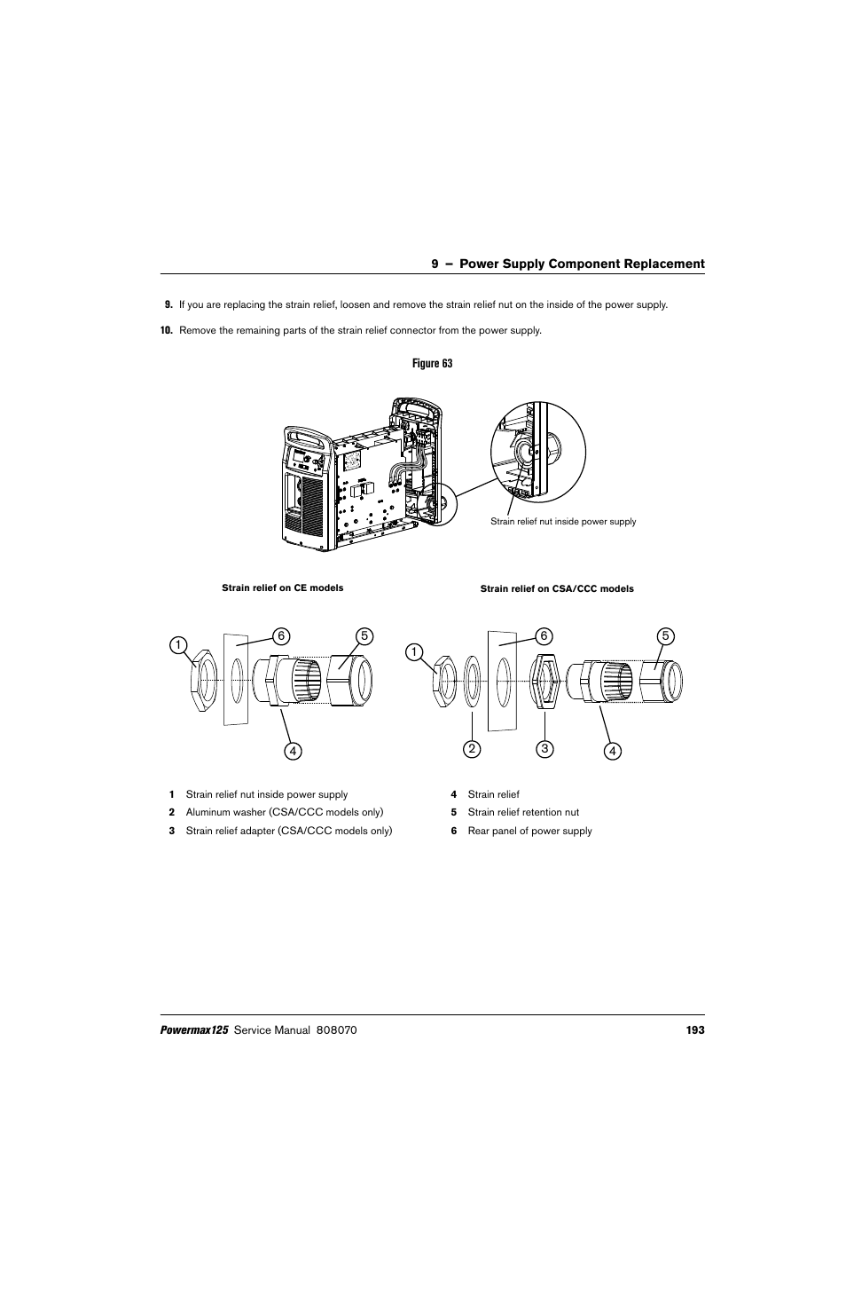 Hypertherm Powermax125 Service Manua User Manual | Page 193 / 317