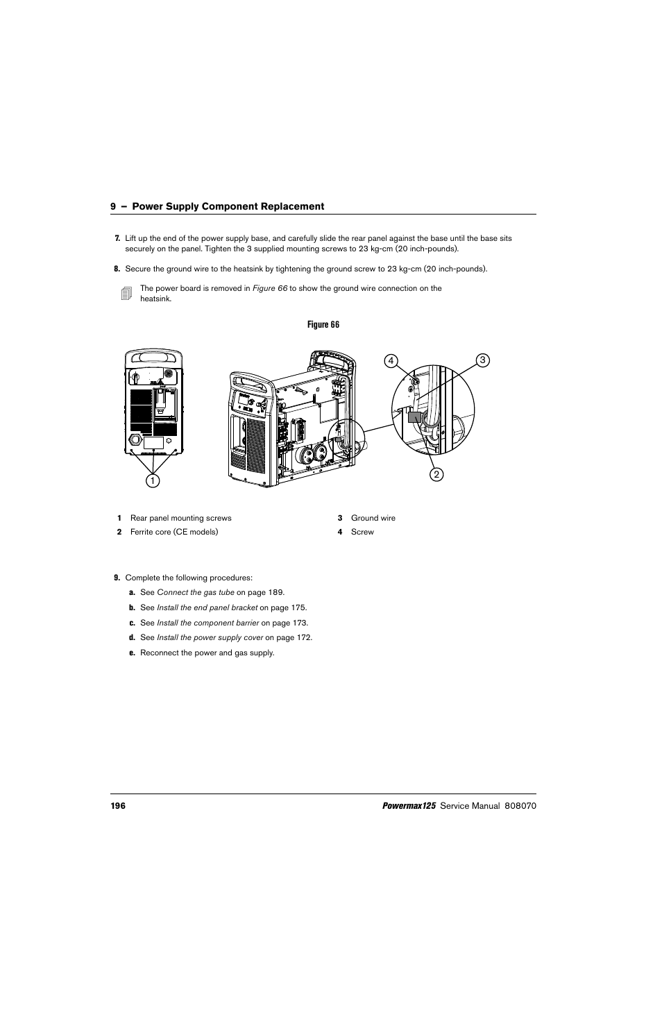 Hypertherm Powermax125 Service Manua User Manual | Page 196 / 317