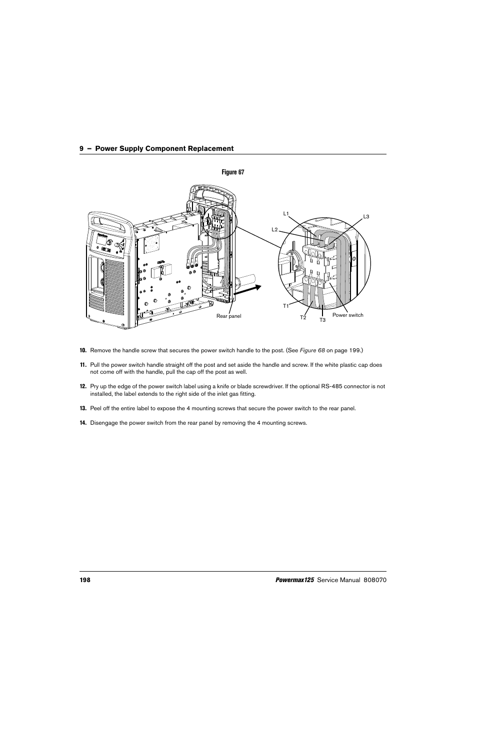 Hypertherm Powermax125 Service Manua User Manual | Page 198 / 317