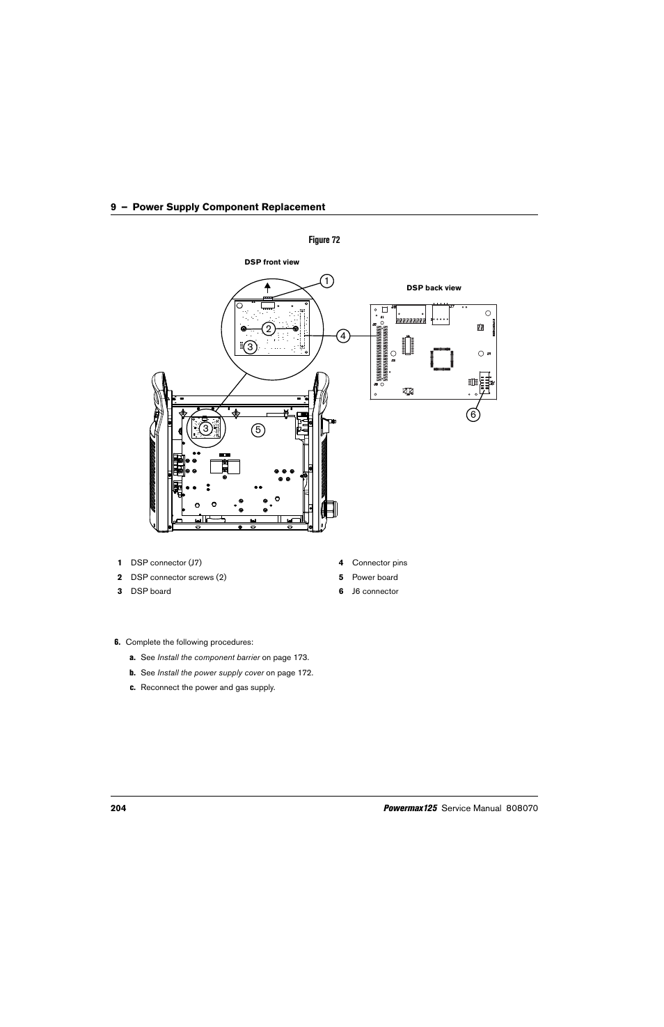 Figure 72 . t | Hypertherm Powermax125 Service Manua User Manual | Page 204 / 317