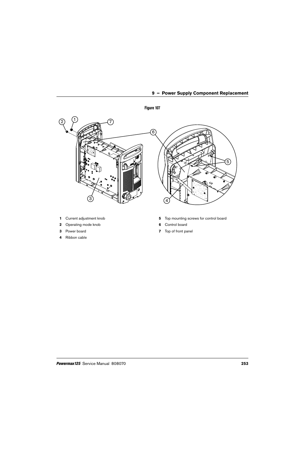 Hypertherm Powermax125 Service Manua User Manual | Page 253 / 317