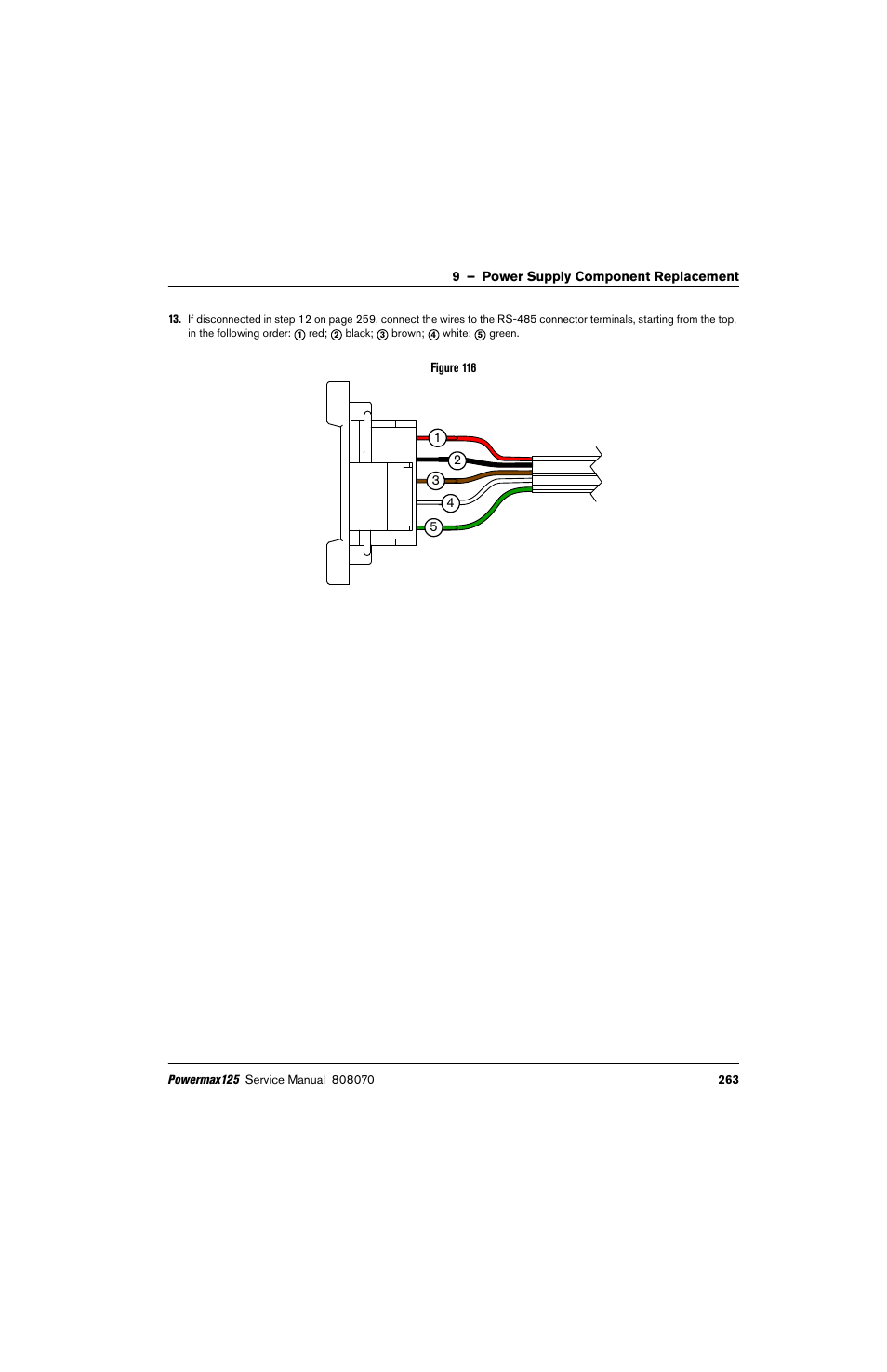 Hypertherm Powermax125 Service Manua User Manual | Page 263 / 317