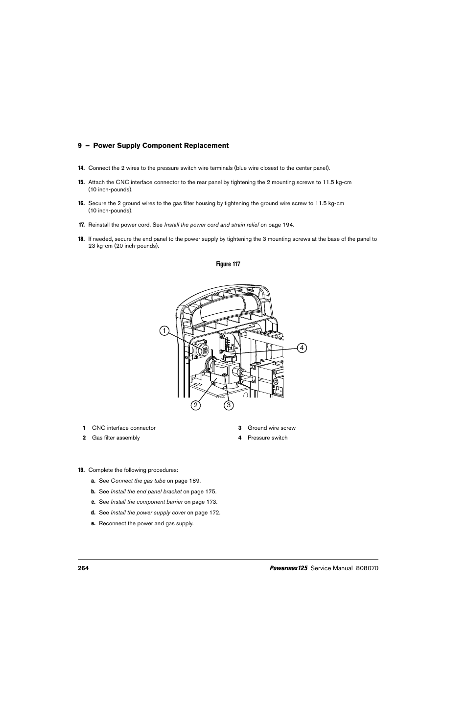 Hypertherm Powermax125 Service Manua User Manual | Page 264 / 317