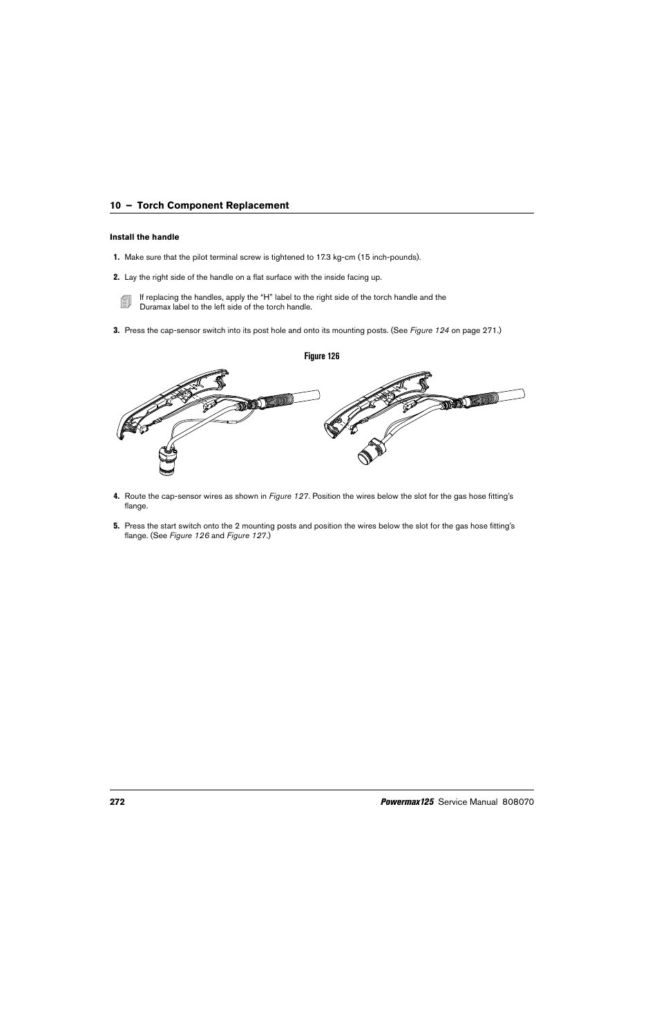 Hypertherm Powermax125 Service Manua User Manual | Page 272 / 317