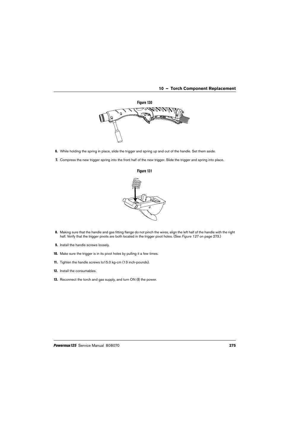 Figure 130 .) | Hypertherm Powermax125 Service Manua User Manual | Page 275 / 317