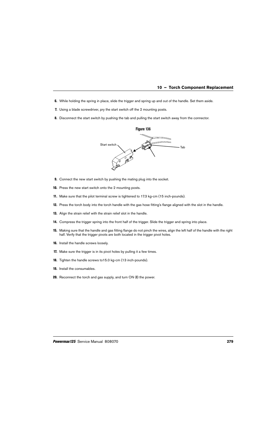 Hypertherm Powermax125 Service Manua User Manual | Page 279 / 317