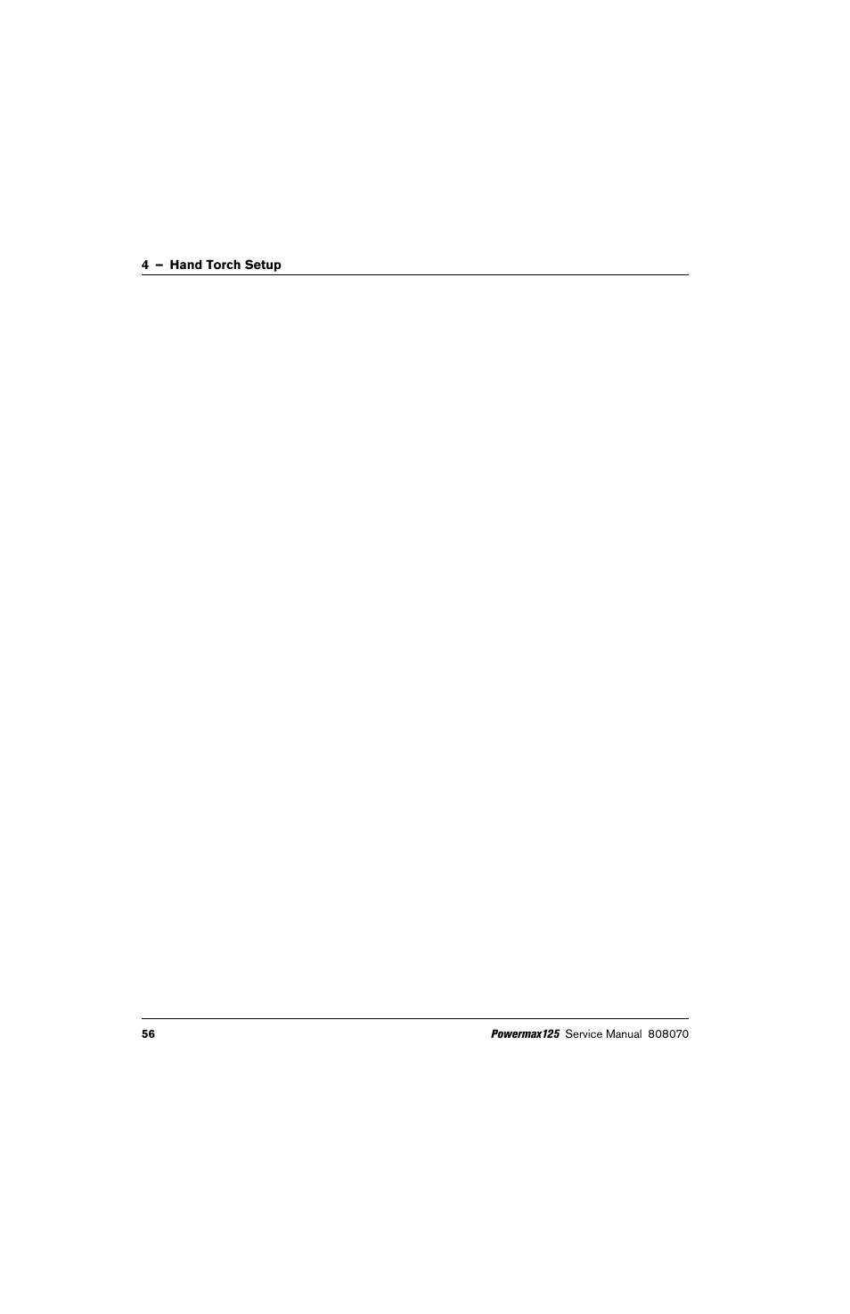 Hypertherm Powermax125 Service Manua User Manual | Page 56 / 317