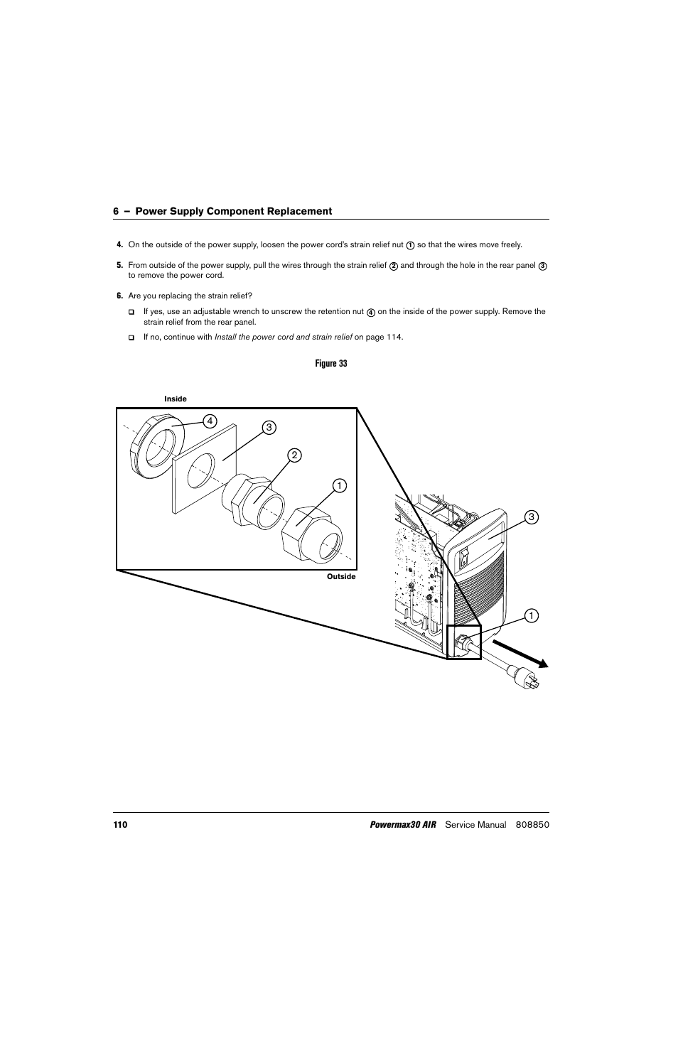 Hypertherm Powermax30 AIR Service Manual User Manual | Page 110 / 223