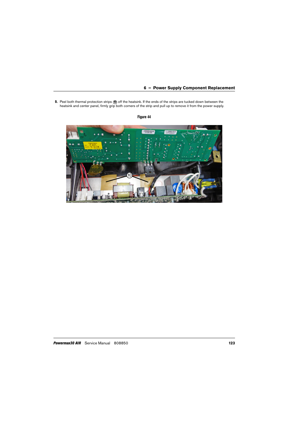 Hypertherm Powermax30 AIR Service Manual User Manual | Page 123 / 223