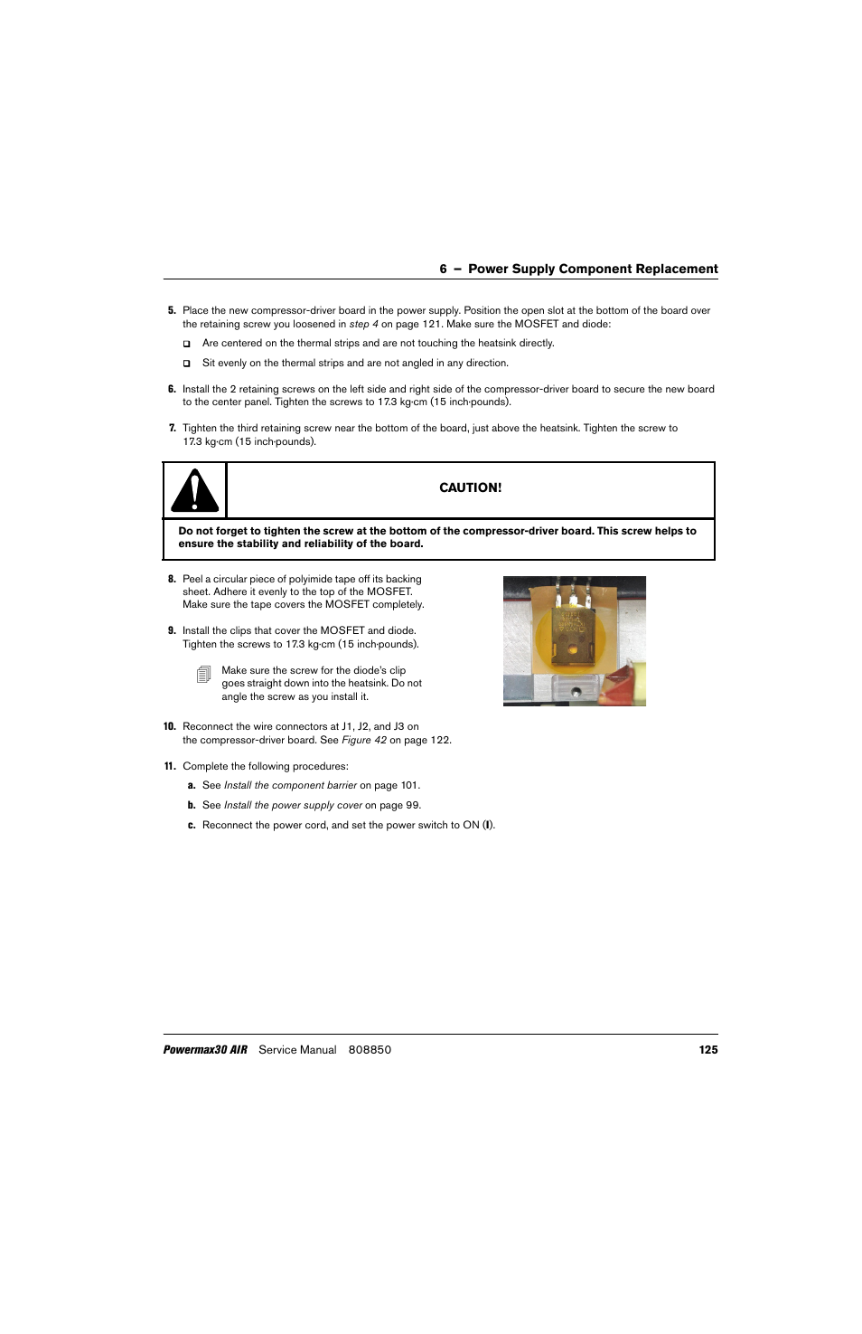 Hypertherm Powermax30 AIR Service Manual User Manual | Page 125 / 223