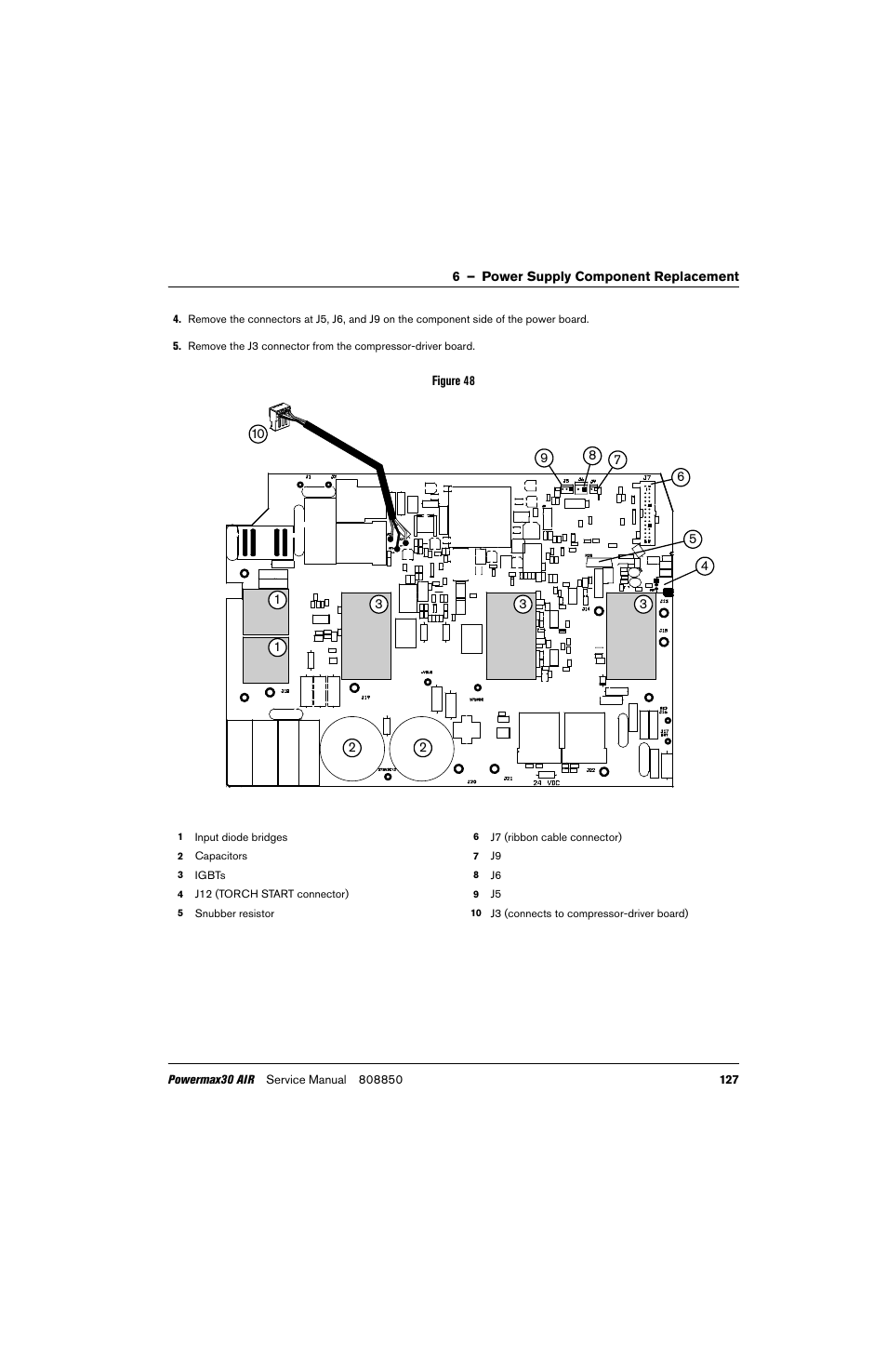 Hypertherm Powermax30 AIR Service Manual User Manual | Page 127 / 223