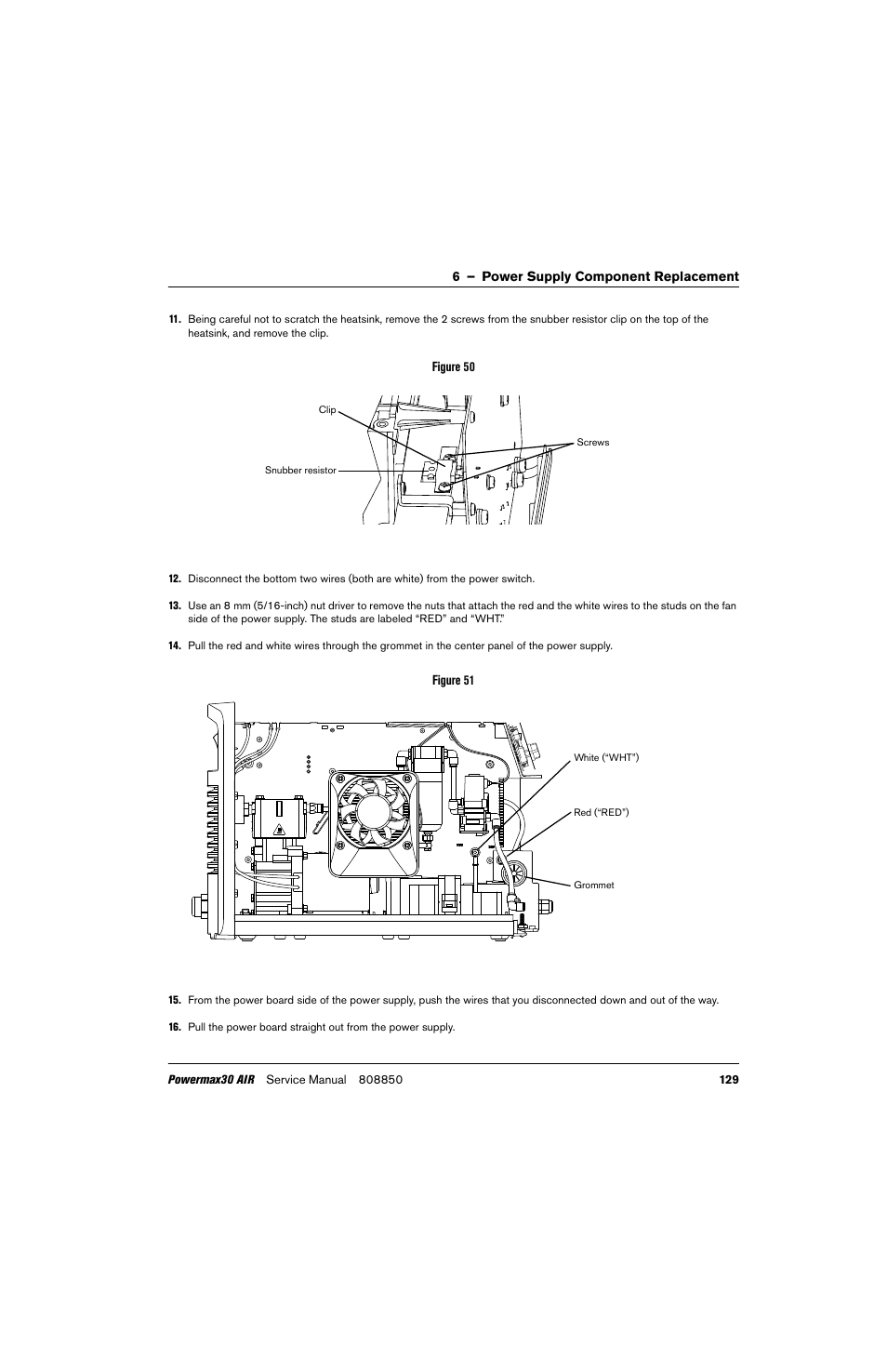 Hypertherm Powermax30 AIR Service Manual User Manual | Page 129 / 223