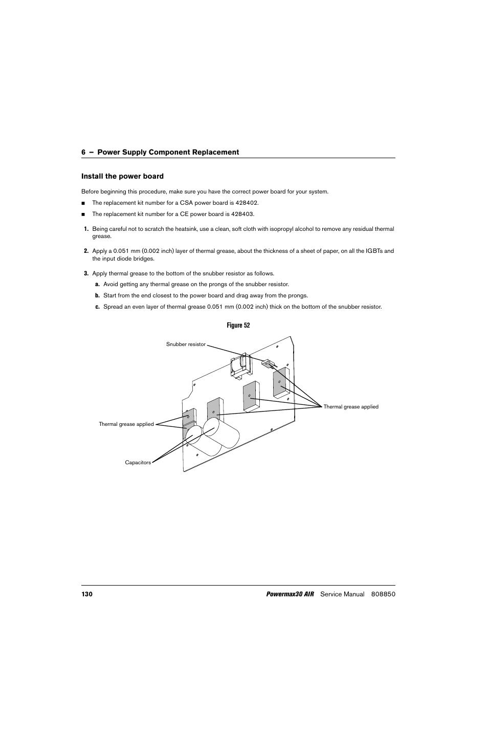 Hypertherm Powermax30 AIR Service Manual User Manual | Page 130 / 223
