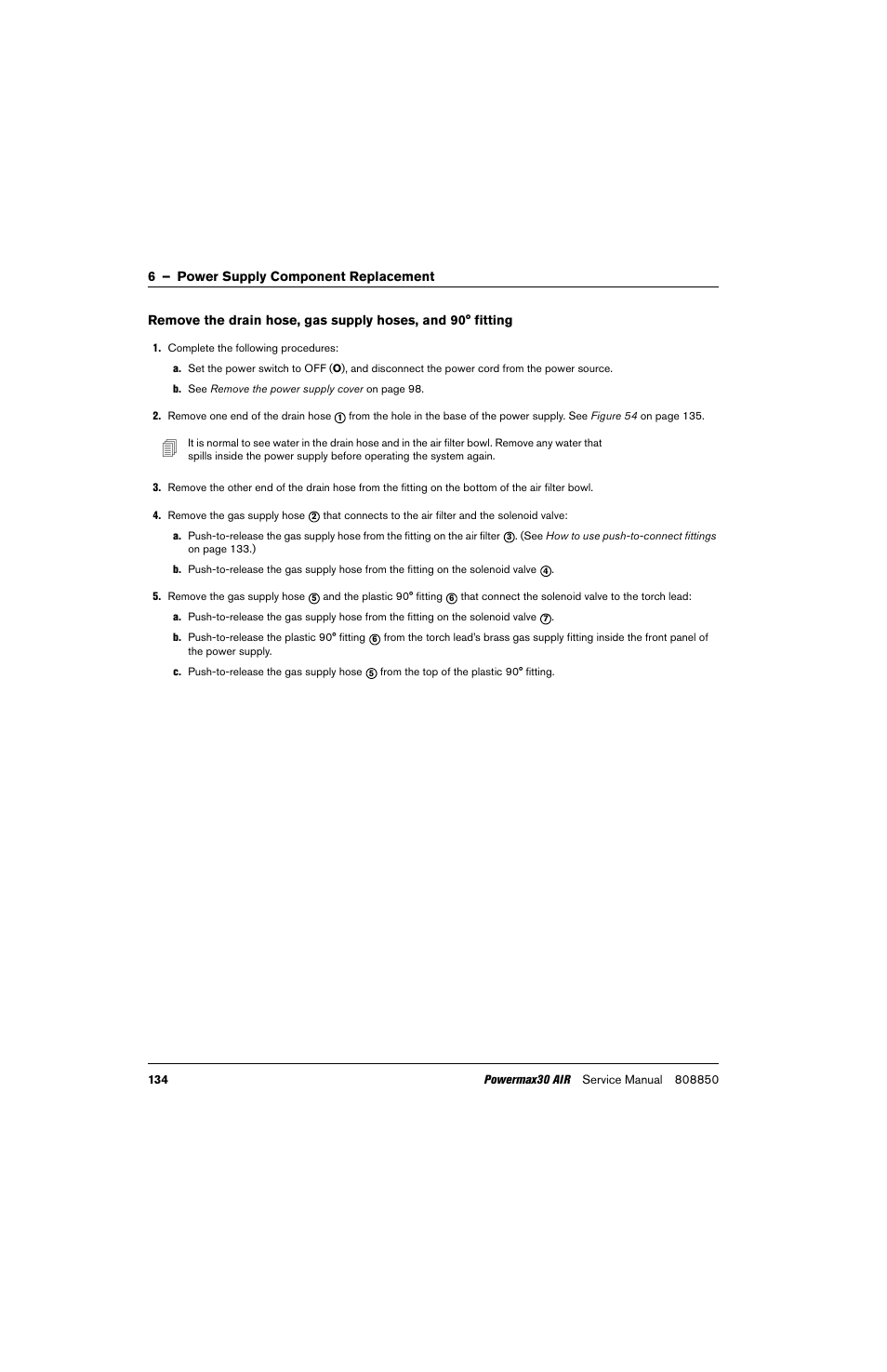 Hypertherm Powermax30 AIR Service Manual User Manual | Page 134 / 223
