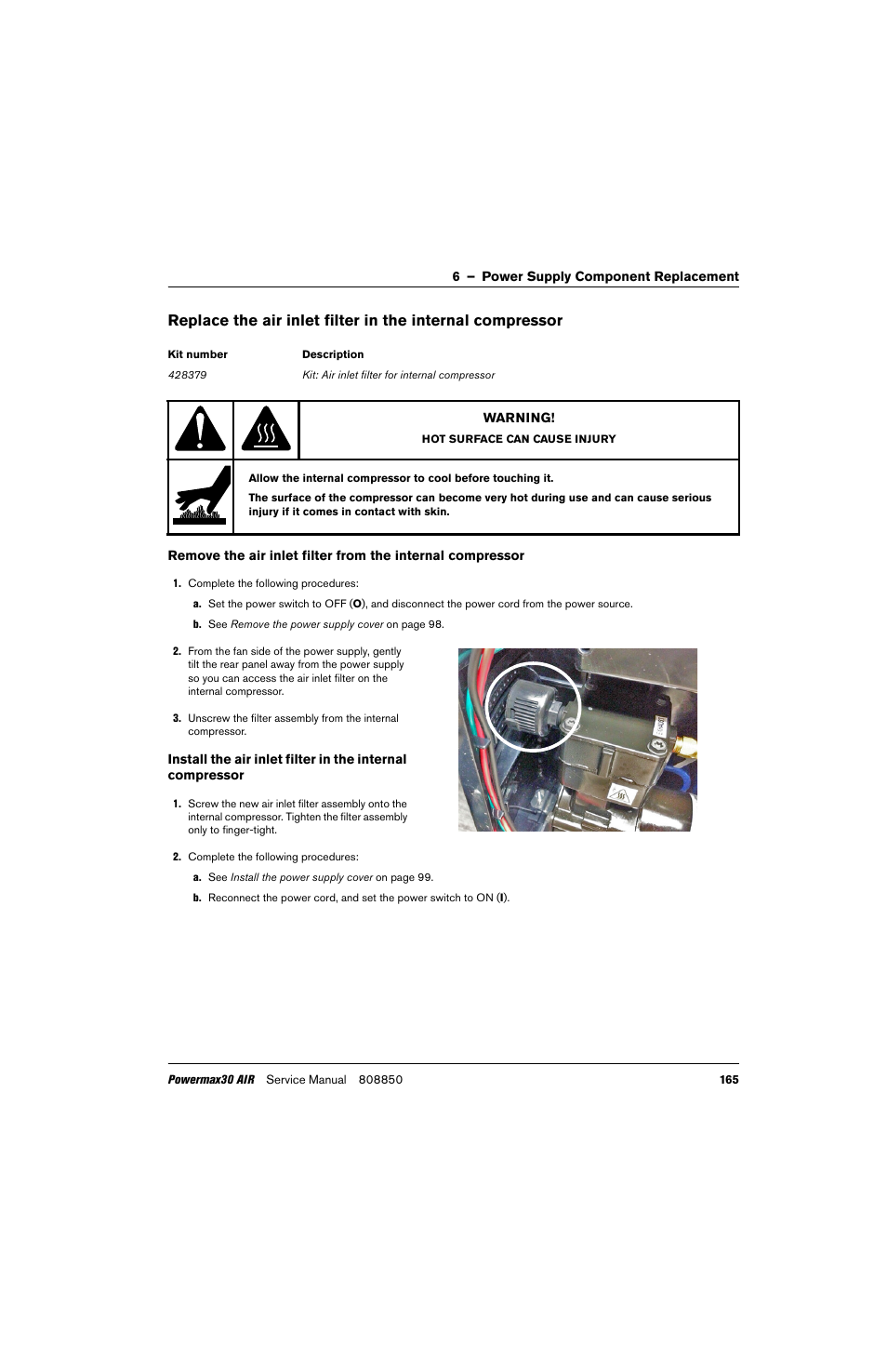 Hypertherm Powermax30 AIR Service Manual User Manual | Page 165 / 223
