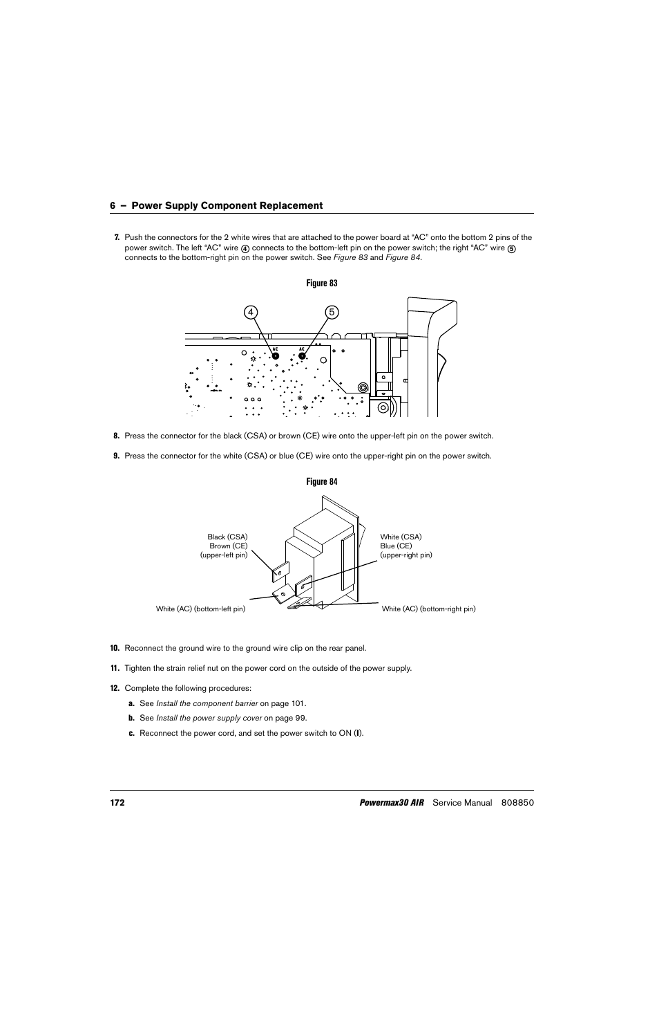 Hypertherm Powermax30 AIR Service Manual User Manual | Page 172 / 223