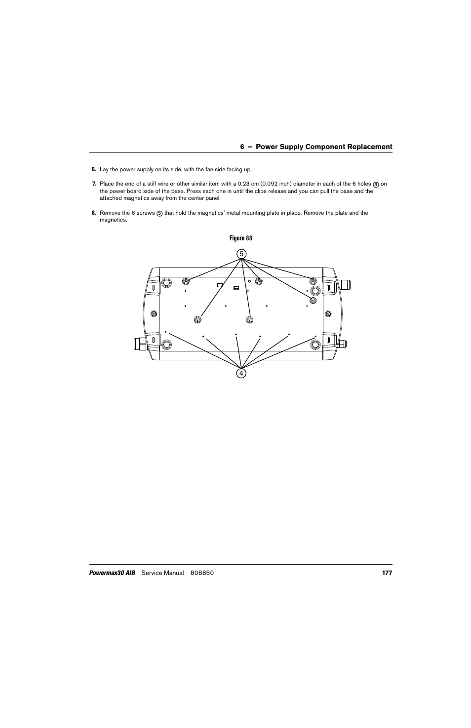 Hypertherm Powermax30 AIR Service Manual User Manual | Page 177 / 223