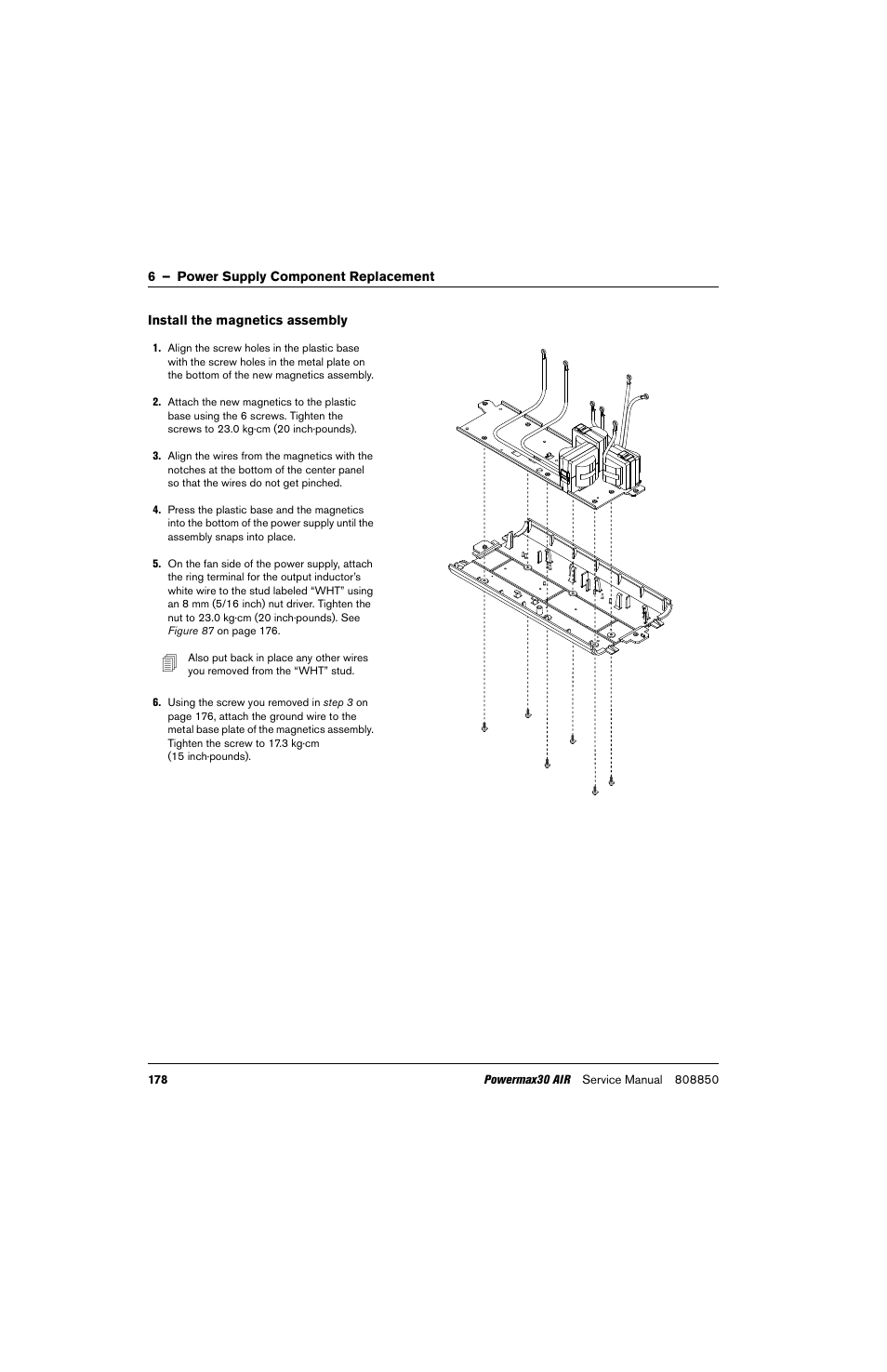 Hypertherm Powermax30 AIR Service Manual User Manual | Page 178 / 223