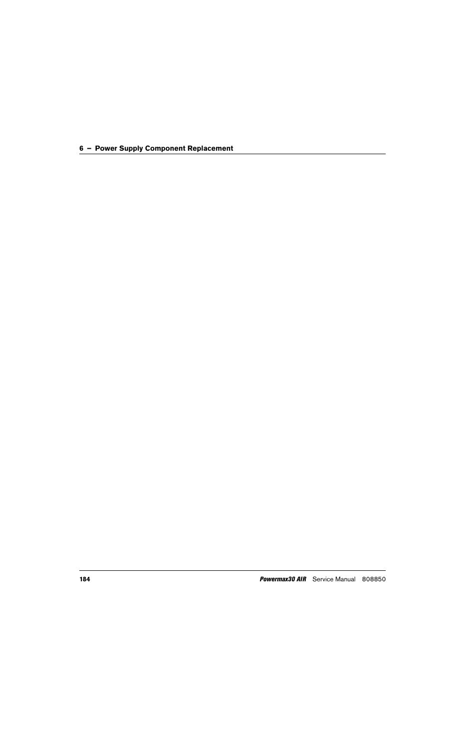 Hypertherm Powermax30 AIR Service Manual User Manual | Page 184 / 223