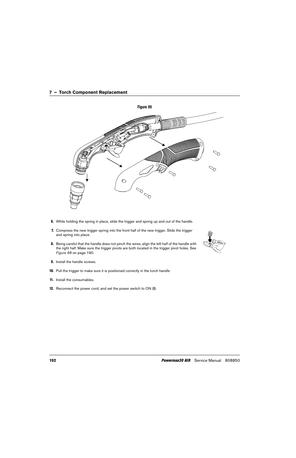 Hypertherm Powermax30 AIR Service Manual User Manual | Page 192 / 223