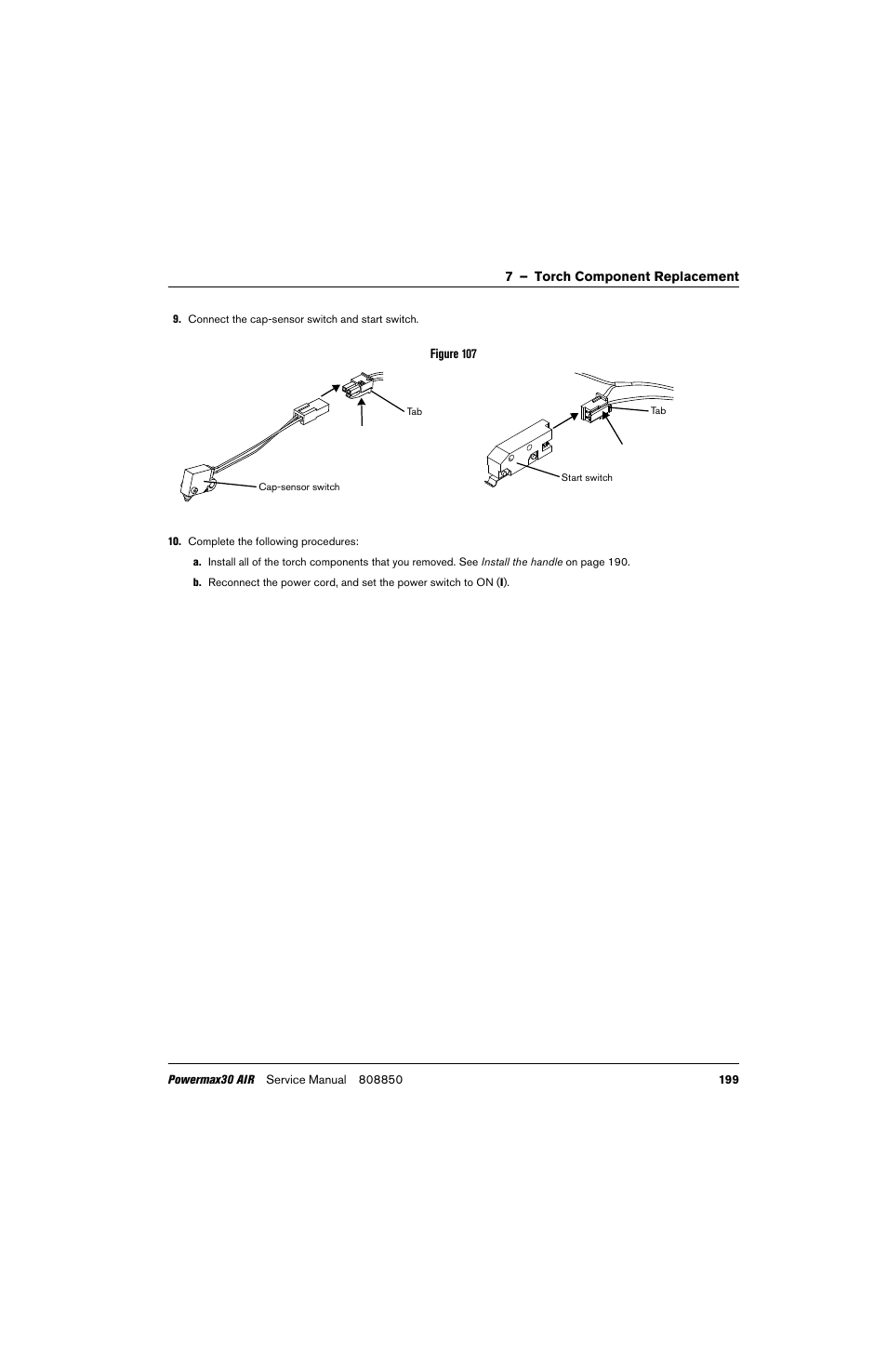Hypertherm Powermax30 AIR Service Manual User Manual | Page 199 / 223