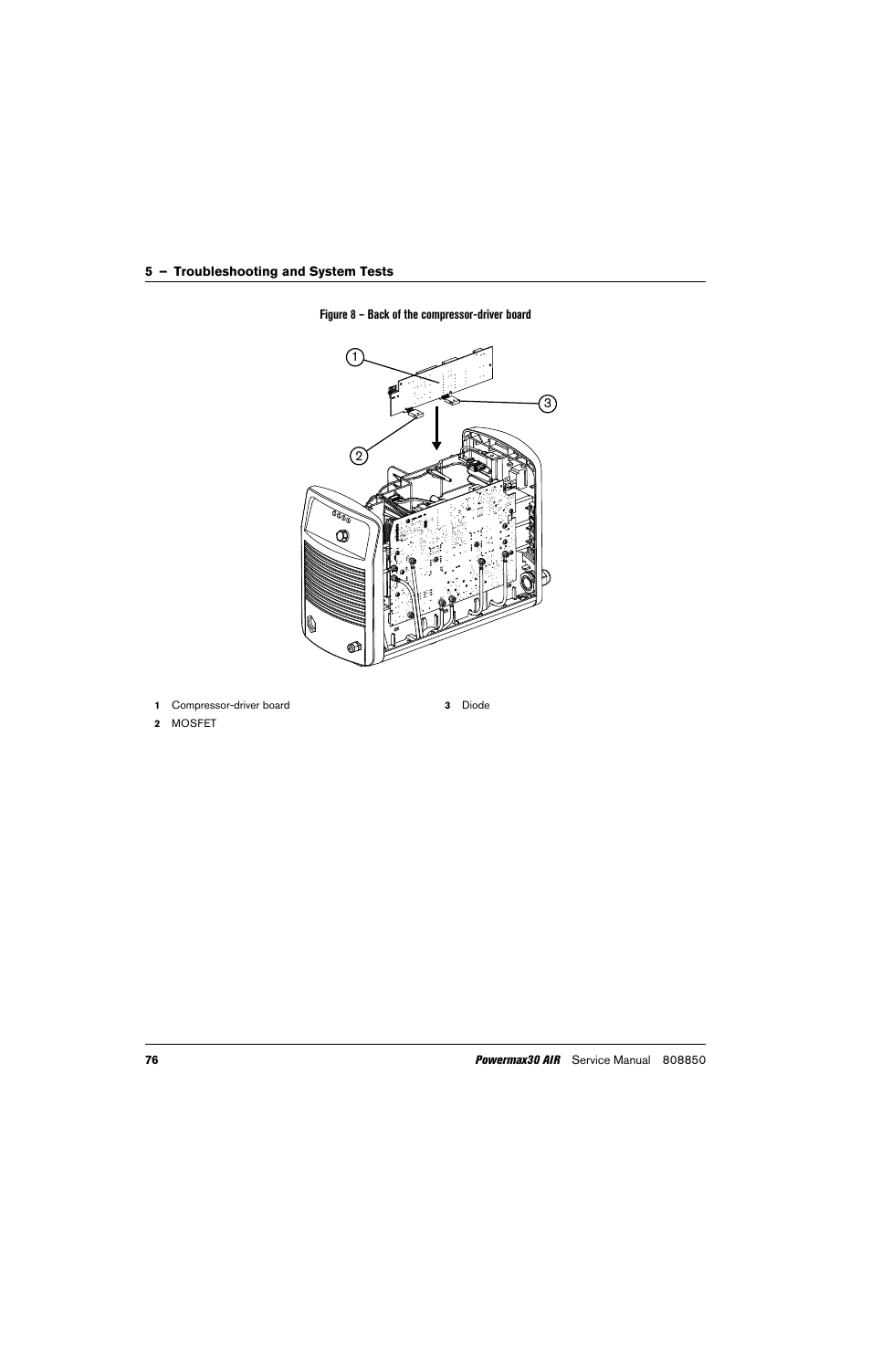 Hypertherm Powermax30 AIR Service Manual User Manual | Page 76 / 223