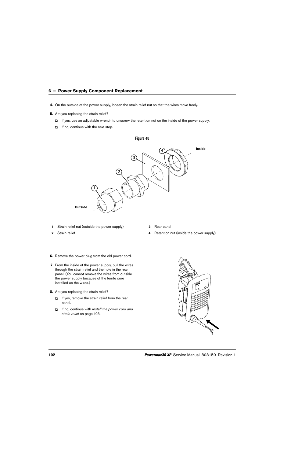 Hypertherm Powermax30 XP Service Manual User Manual | Page 102 / 201