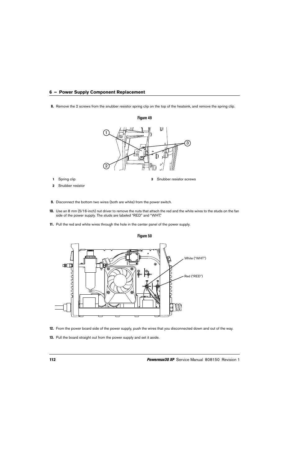 Hypertherm Powermax30 XP Service Manual User Manual | Page 112 / 201
