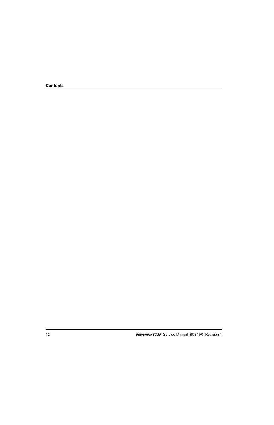 Hypertherm Powermax30 XP Service Manual User Manual | Page 12 / 201
