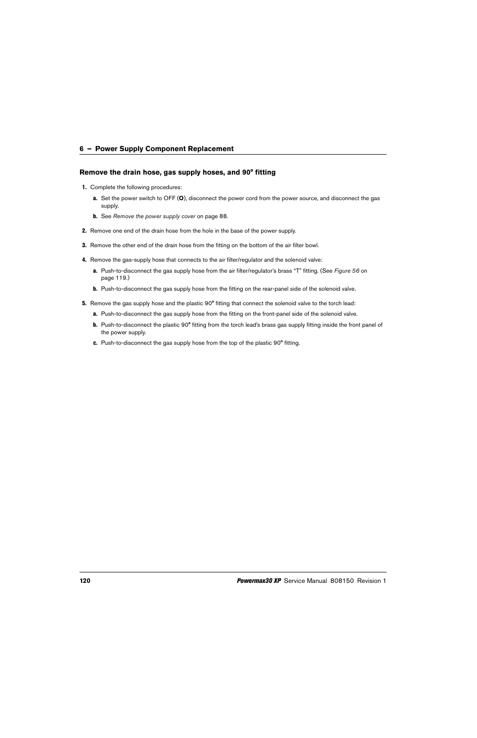 Hypertherm Powermax30 XP Service Manual User Manual | Page 120 / 201