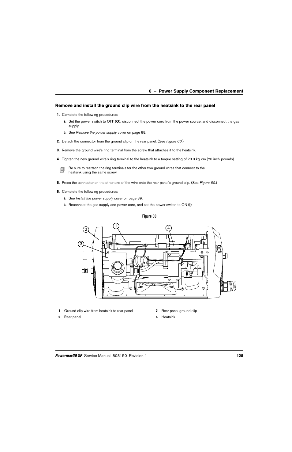 Hypertherm Powermax30 XP Service Manual User Manual | Page 125 / 201