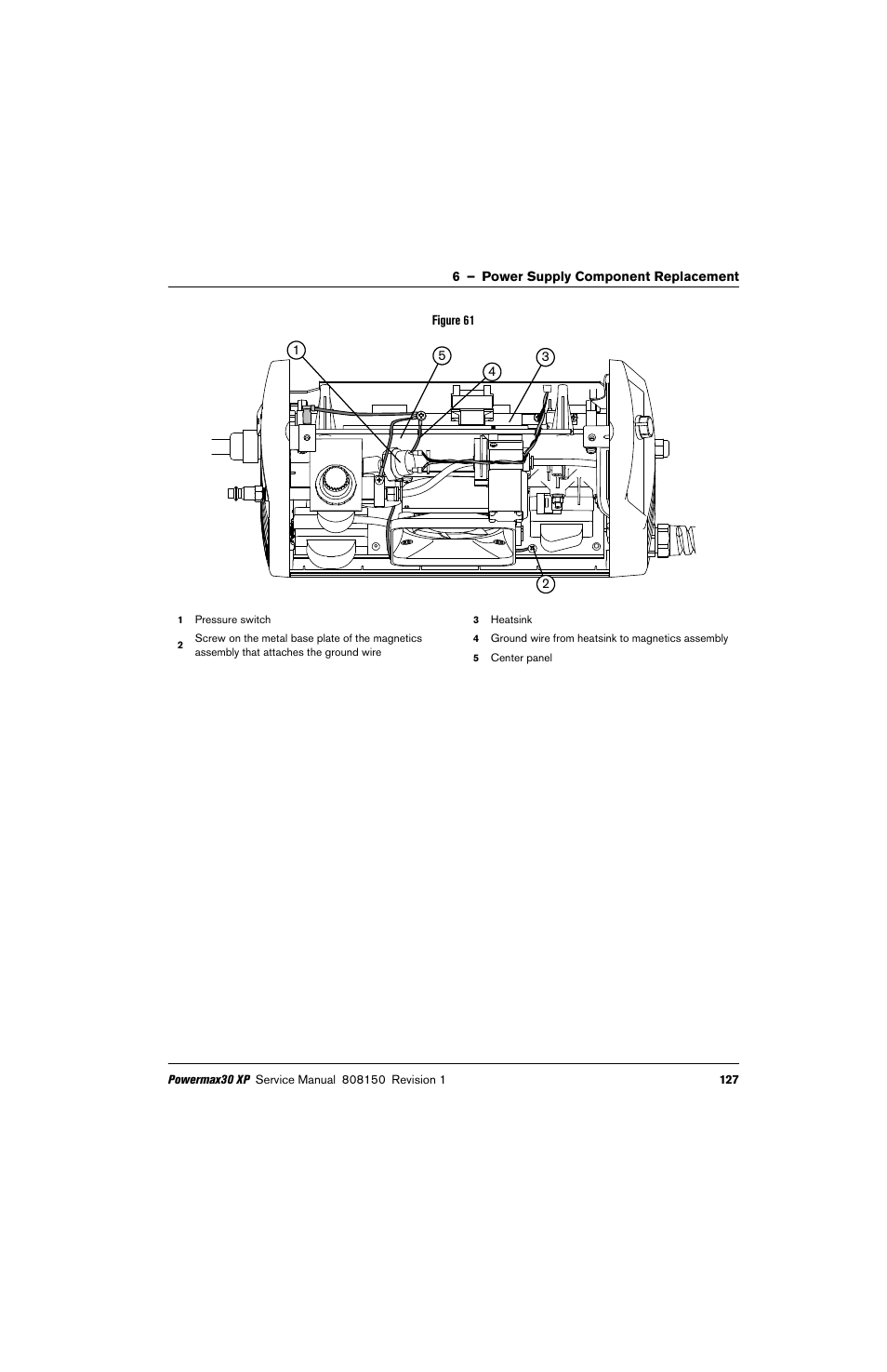 Figure 61 .) t, Figure 61 | Hypertherm Powermax30 XP Service Manual User Manual | Page 127 / 201