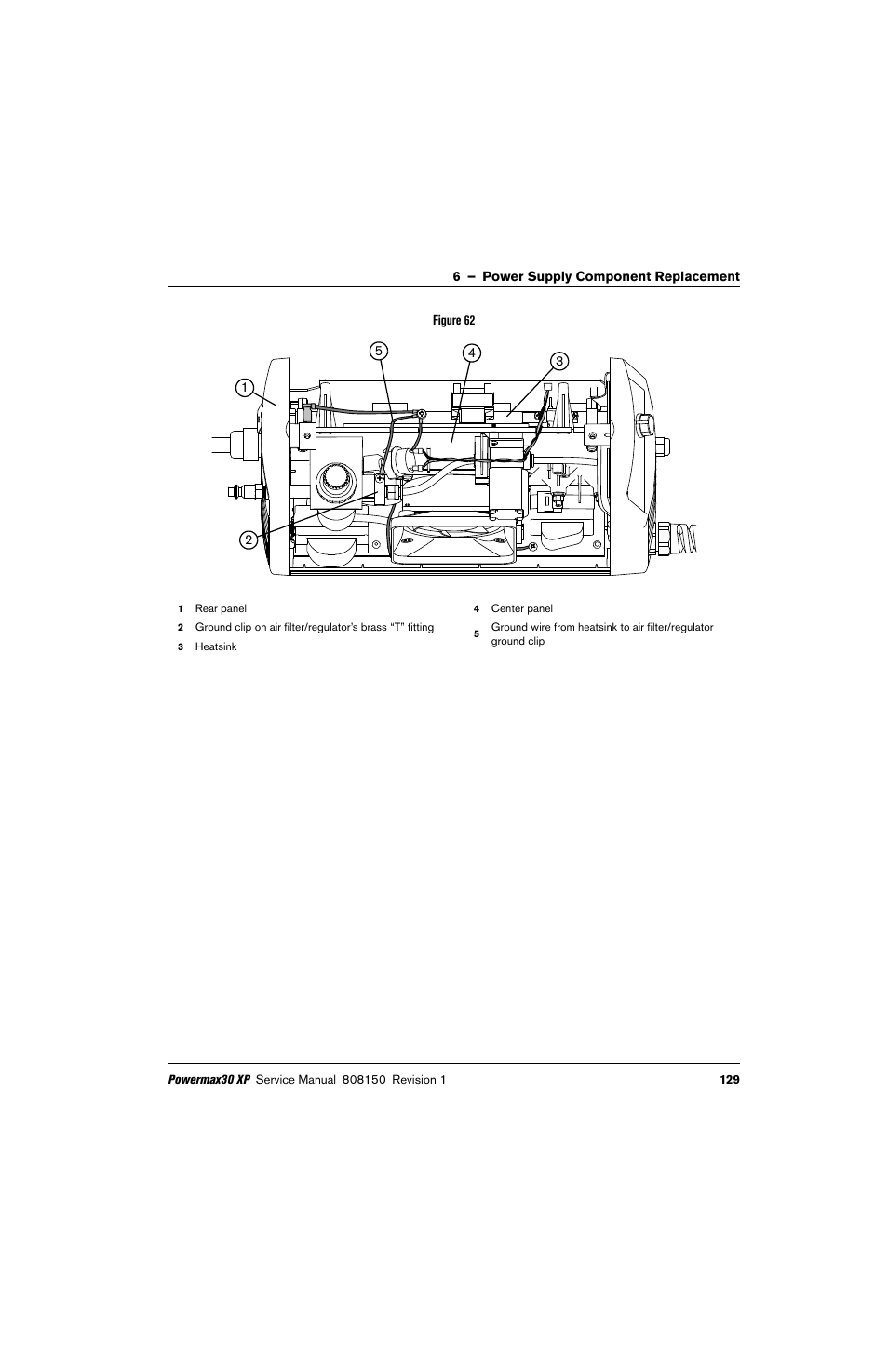 Ng. (see, Figure 62 .) unsc, Figure 62 | Hypertherm Powermax30 XP Service Manual User Manual | Page 129 / 201